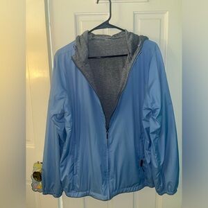 Blue & Gray Windbreaker Jacket